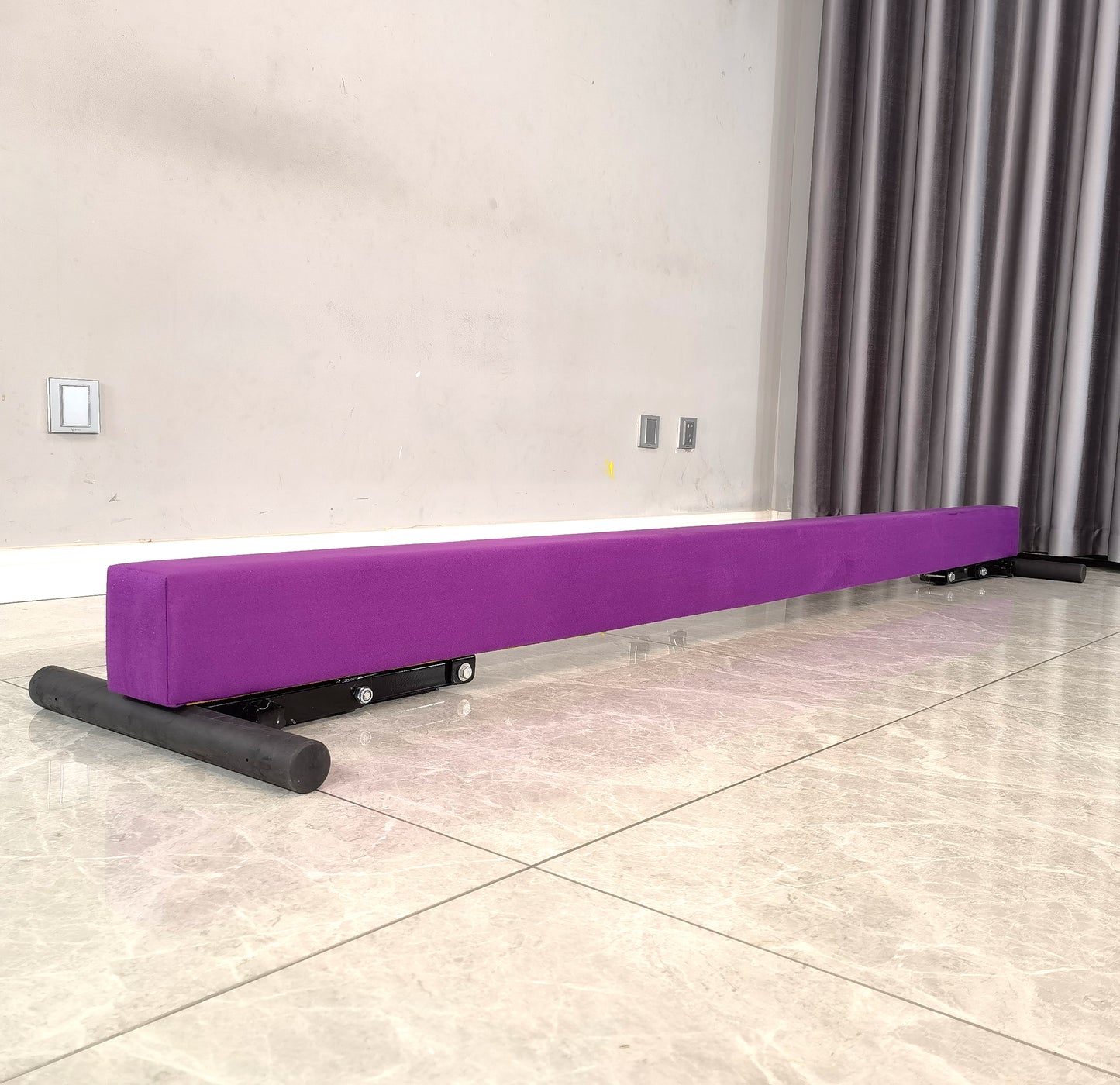 8ft Adjustable Balance Beam for Kids and Teenagers, Adjustable Heights 9"-17"