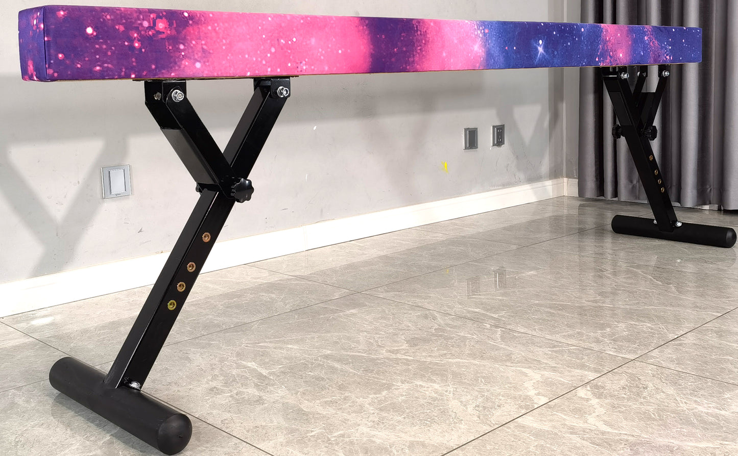 PreGymnastic 9"-27" Heights Adjustable Balance Beam, Off-ground Gymnastics Beam