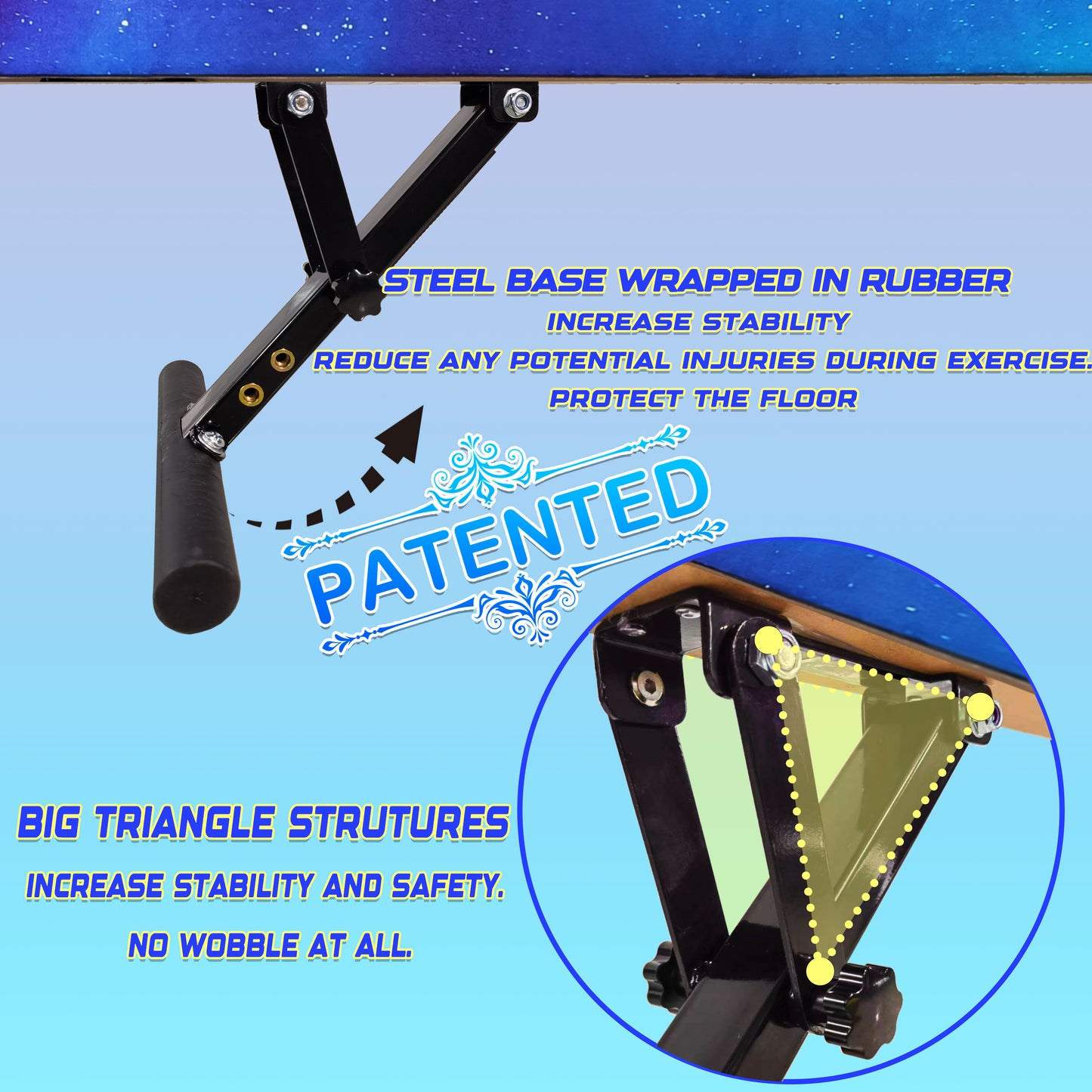 8ft Adjustable Balance Beam for Kids and Teenagers, Adjustable Heights 9"-17"
